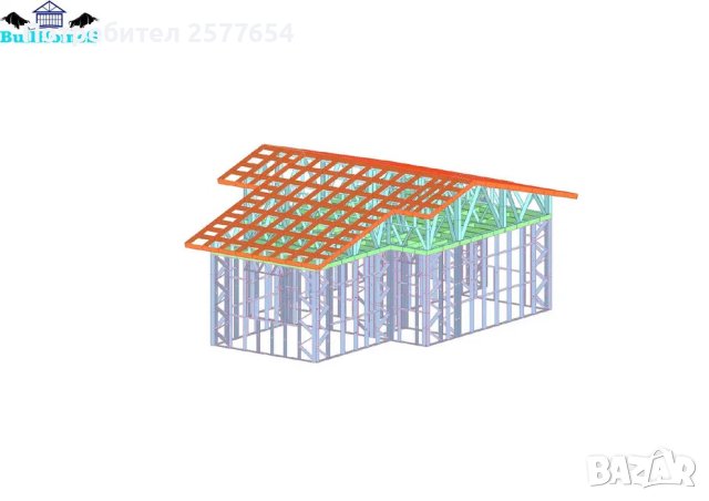 Къща,Бунгало,Преместваема къща,Сглобяеми къщи,Модулни,Жилищни-64,8м², снимка 3 - Строителни материали - 44158290