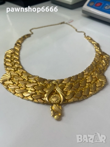 Златно колие 14 карата, снимка 4 - Колиета, медальони, синджири - 51804272
