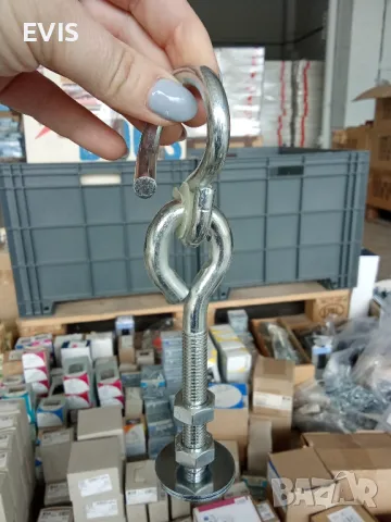 Продавам монтажен комплект с кука тип "pig tail" (свинска опашка), снимка 1