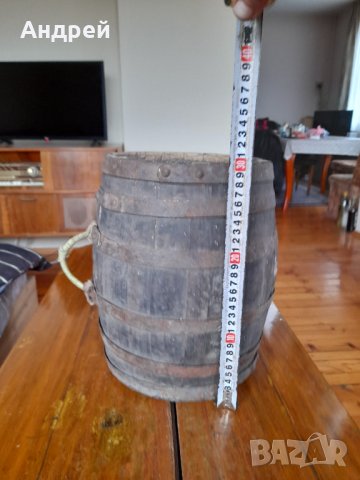 Старинно дървено буре #4, снимка 3 - Други ценни предмети - 39874995