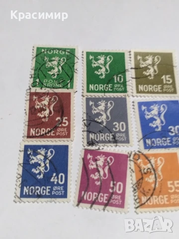Пощенски марки Норвегия., снимка 7 - Филателия - 51311955