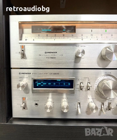 🔉ТОП ретро аудио сет PIONEER BLUE LINE - усилвател SA-8800 и тунер TX-7800 + опция дек🔉, снимка 2 - Аудиосистеми - 53232247