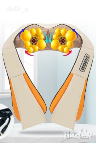 Шиацу масажор за врат и гръб , снимка 2 - Масажори - 49794474