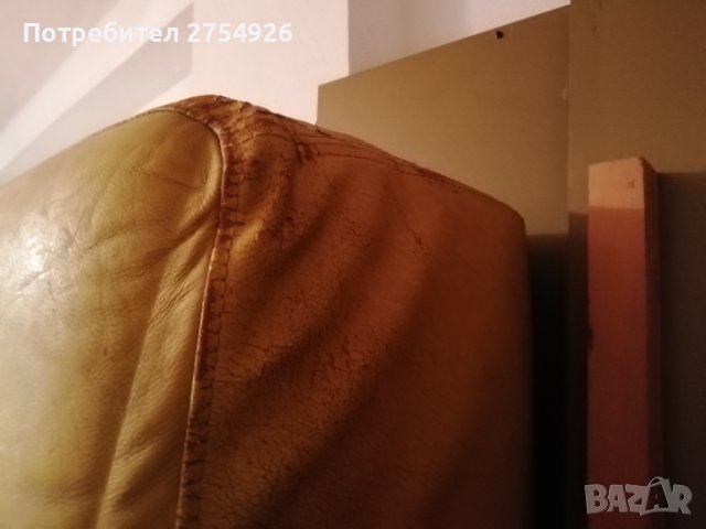 Кожен диван лежанка, снимка 4 - Дивани и мека мебел - 41203708