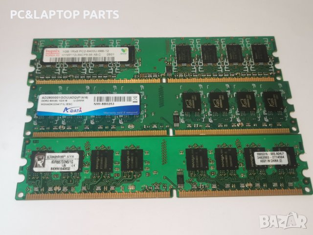 DDR2 RAM памет, РАМ памет 1GB за PC, снимка 1 - RAM памет - 41320454