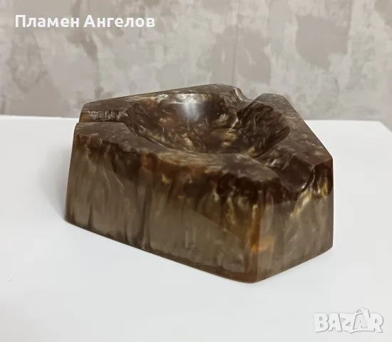 Ретро колекционерски пепелник от Каталин, Бакелит Лава Поток. , снимка 2 - Антикварни и старинни предмети - 55782517