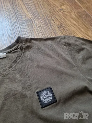 Страхотна мъжка тениска STONE ISLAND размер L , снимка 4 - Тениски - 49821545