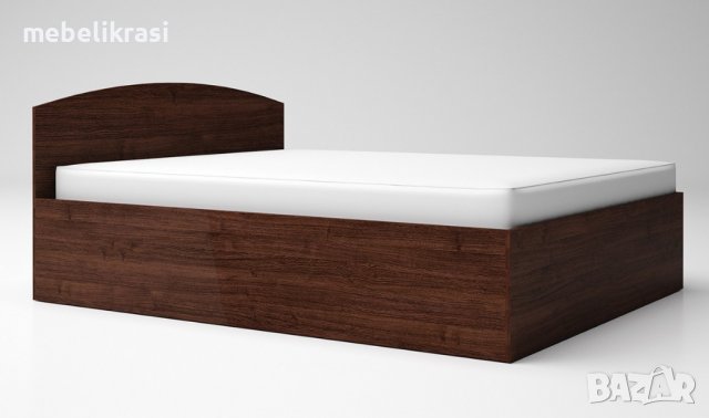 Легло Лео 6 с матрак - 160/200 см, амортисьорен механизъм, Дъб сонома, снимка 4 - Спални и легла - 39792545