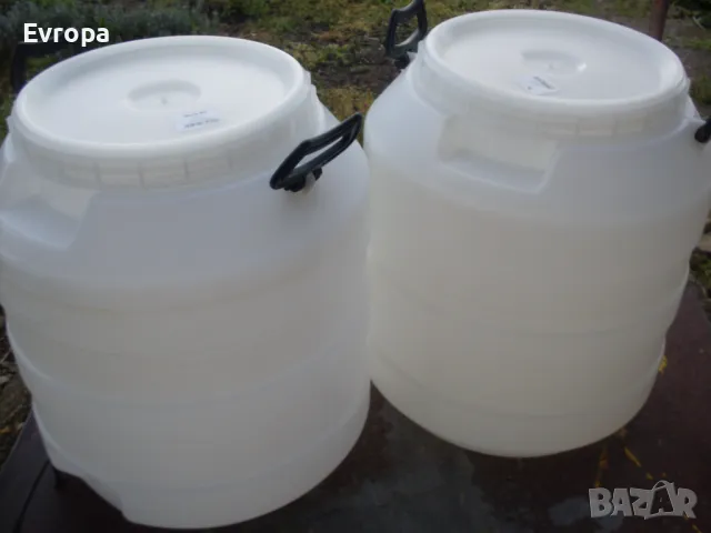 Пластмасови бидони за хранителни продукти- 80л., снимка 9 - Бидони, бурета и бъчви - 49778706