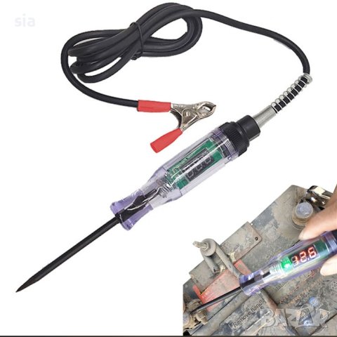 Пробна лампа, дигитална, 12V, снимка 3 - Аксесоари и консумативи - 41752936