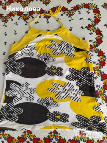 Летен,памучен топ., снимка 3 - Корсети, бюстиета, топове - 41262341