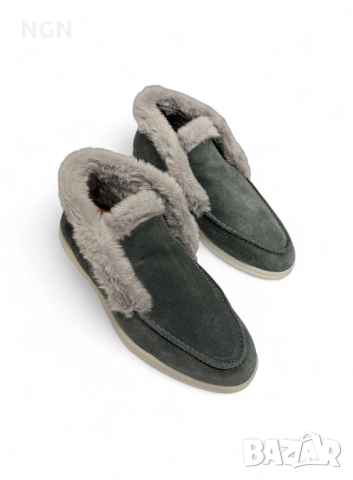 Тренд модел дизайнерски боти с пух LP , снимка 6 - Дамски боти - 52019833