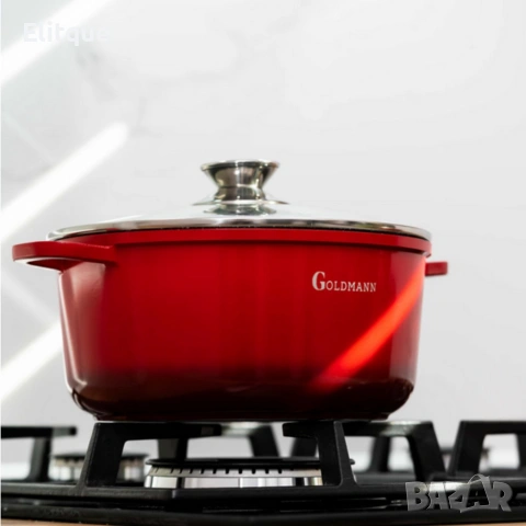 Тенджера Goldmann GM-7328R / GM-7324R, мраморно покритие, снимка 8 - Други - 53045900