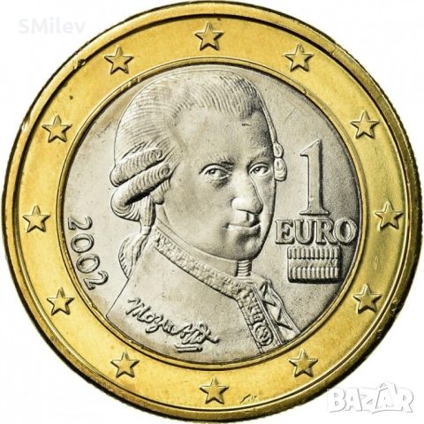 1 евро 2002 г. - Австрия