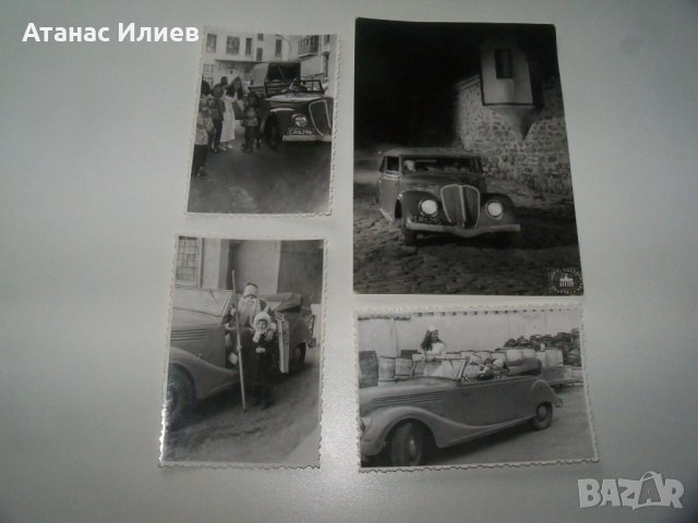 4 соц снимки Renault Viva Grand Sport и дядо Мраз, 1973г., снимка 2 - Други ценни предмети - 39467028