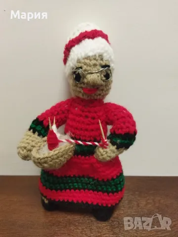 Плетена баба Марта , снимка 3 - Декорация за дома - 48773684