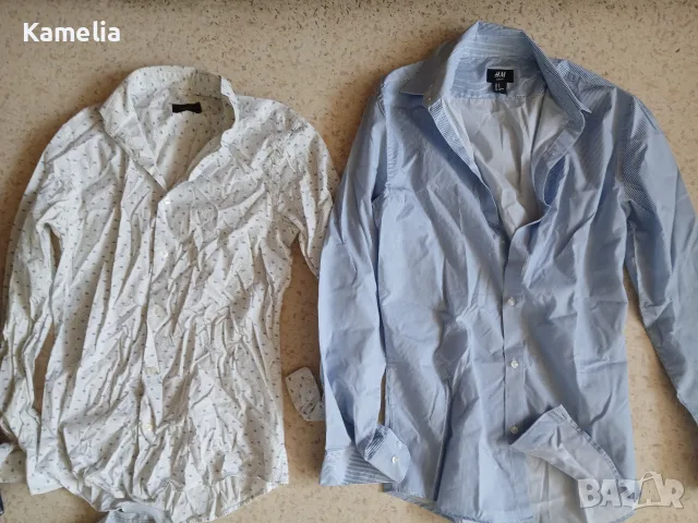 Мъжки ризи Zara, H&M, S-размер , снимка 4 - Ризи - 55768369