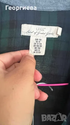 Сет дънки ZARA(152)+ризка H&M,(158см).В отлично състояние,като новички., снимка 4 - Детски панталони и дънки - 55873860
