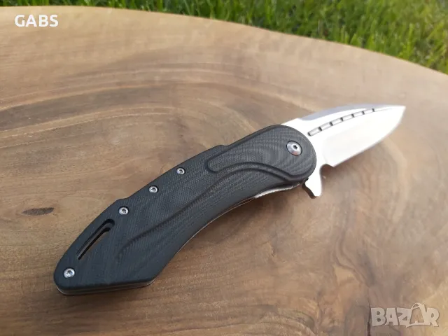 Дизайнерски сгъваем нож Todd Begg, снимка 6 - Ножове - 49872962