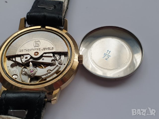 Позлатен мъжки часовник Anker Automatic 25 Rubys, снимка 5 - Антикварни и старинни предмети - 41241524