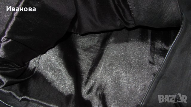 Черно кожено яке , снимка 5 - Якета - 34503247