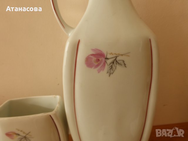 Буркани за подправки български порцелан Коста Йорданов Видин 1960 г, снимка 10 - Аксесоари за кухня - 44356733