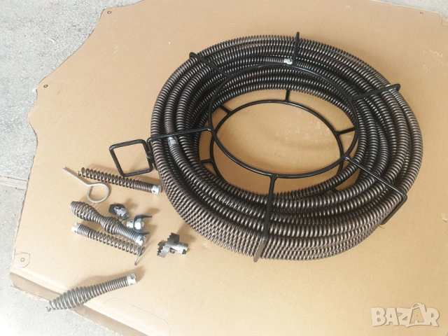 Нова спирала/пружина за машина за отпушване на канали 20 метра 16мм, снимка 2 - Други инструменти - 47082828