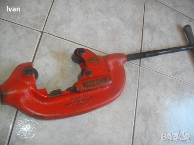 3 Цола Ридгид-Голям Тръборез-RIDGID  3 S-1-3"-Реже Масивни Водопроводни Тръби до 3 Цола-Почти Нов, снимка 14 - Други инструменти - 36237542