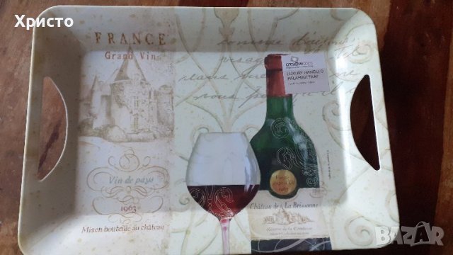 табла за сервиране, луксозна и масивна, 47,5х33 см, висококачествен меламин, маркова и дизайнерска