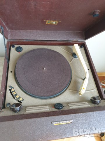 Много рядък грамофон LA VOIX DE SON MAITRE, снимка 4 - Антикварни и старинни предмети - 41101008