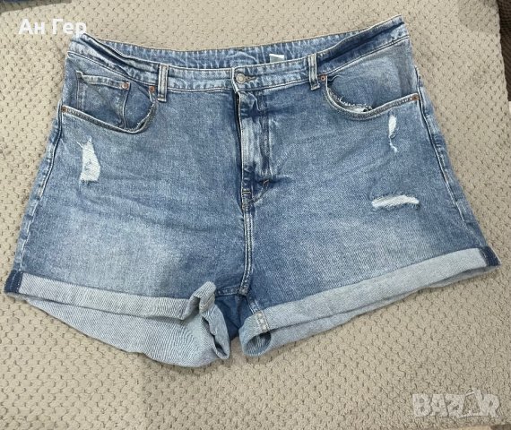 Къси дънкови панталони XL на H&M, снимка 8 - Панталони - 41714021