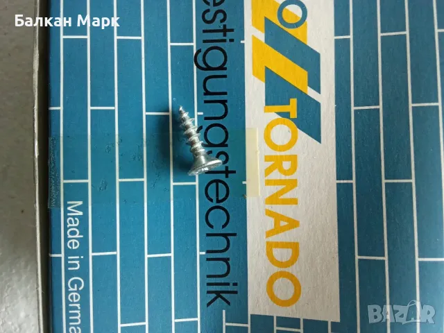 🔩 Винт, винтове за дърво – 4.0x 16 мм, кръстати, поцинковани – 1000 бр./опаковка, снимка 3 - Строителни материали - 50255566