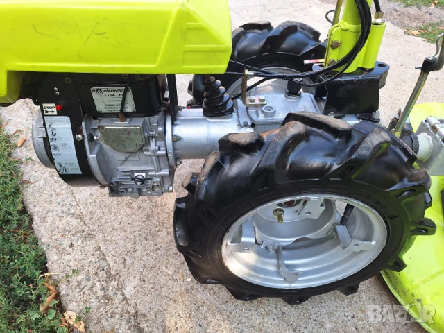 Мулчираща косачка мотоблок двуколка 10к.с. професионална, снимка 14 - Градинска техника - 51388302
