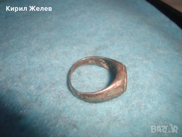NIKE - СТАР СРЕБЪРЕН МАРКОВ ПРЪСТЕН ОКСИДИРАНО СРЕБРО 925 БУТИКОВО БИЖУ 25837, снимка 10 - Пръстени - 35828479