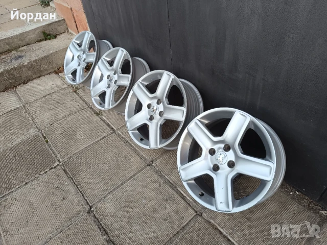Оригинални алуминиеви джанти 17 '' цола 4х108 ПЕЖО / PEUGEOT CITROEN, снимка 5 - Гуми и джанти - 50950933