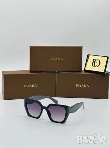 очила с калъф, кутия и ув защита prada, снимка 3 - Слънчеви и диоптрични очила - 50786230