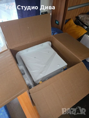 Проточен газов бойлер за кемпер / каравана, за вграждане 10л/16W/12V, снимка 7 - Части - 53300647