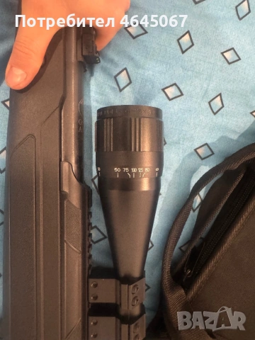 Въздушна пушка с газово бутало 5.5 гризли и оптичен мерник бсс ce4-16x50a0, снимка 3 - Въздушно оръжие - 53486570
