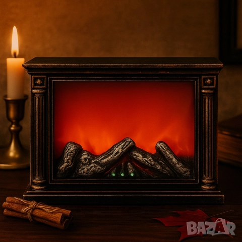 LED камина с ефект на тлеещи въглени – безопасна и стилна атмосфера у дома, снимка 3 - Други стоки за дома - 51932800