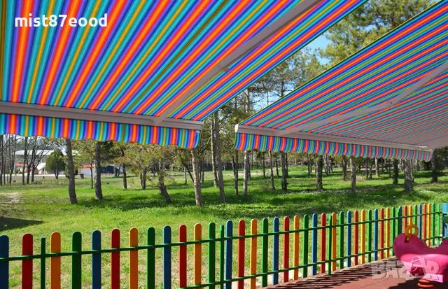 Доставка и монтаж на сенник тип"Чупещо рамо", снимка 6 - Градински мебели, декорация  - 49488908