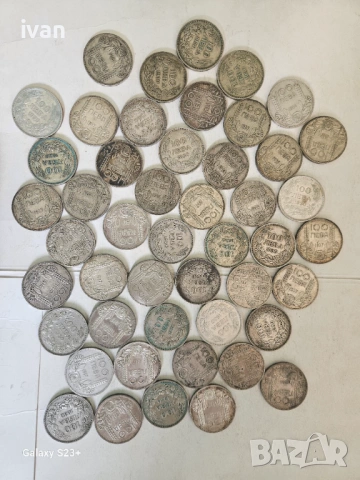 Продавам сребърни столевки от 1930 от 1934 и от 1937 години.