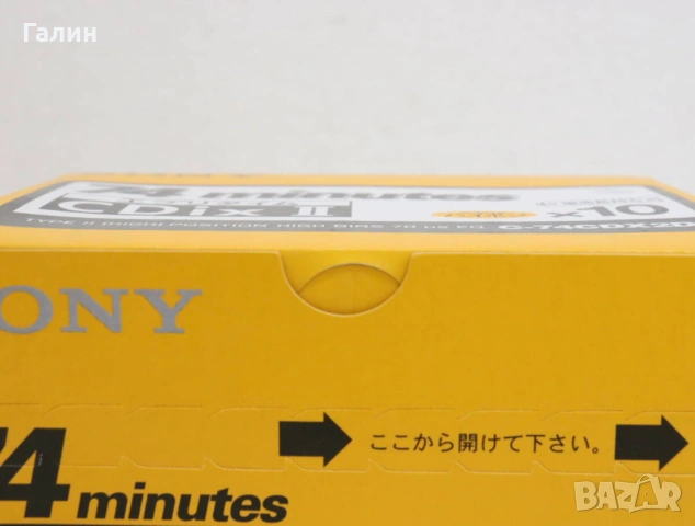 SONY Cdix II CdixII Cdix2 Cdix 2, type II chrome, 1996г, неразпечатана кутия -10 бр, снимка 5 - Декове - 53519697