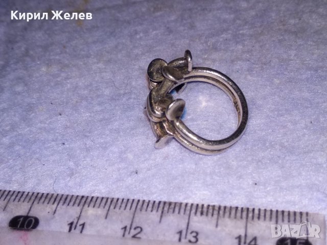 АРТИСТИЧЕН РЯДЪК ДИЗАЙН СРЕБЪРЕН ПРЪСТЕН СРЕБРО 925 РЕГУЛИРУЕМ РЪЧНА МАЙСТОРСКА ИЗРАБОТКА 28661, снимка 9 - Пръстени - 41342276