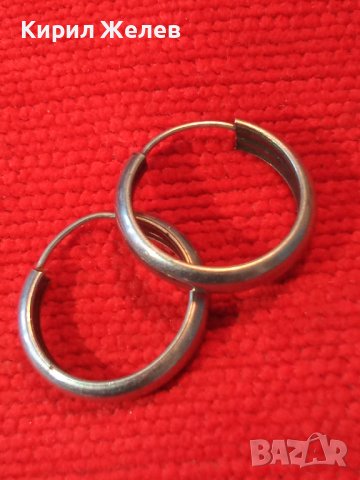 СТАРИ КЛАСИЧЕСКИ СРЕБЪРНИ РЕТРО ОБЕЦИ ВИСОКА ПРОБА СРЕБРО РЪЧНА ИЗРАБОТКА 34321