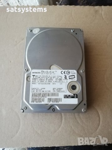 Хард диск Hitachi HGST HDT722516DLA380 160GB SATA 3.0Gb/s, снимка 3 - Твърди дискове - 35662735