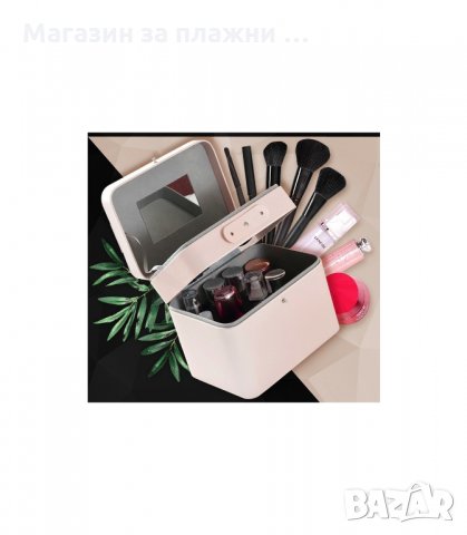 КУФАР ЗА КОЗМЕТИКА НА ДВЕ НИВА С ОГЛЕДАЛЦЕ НА КАПАКА - код 5101, снимка 8 - Други - 34193038