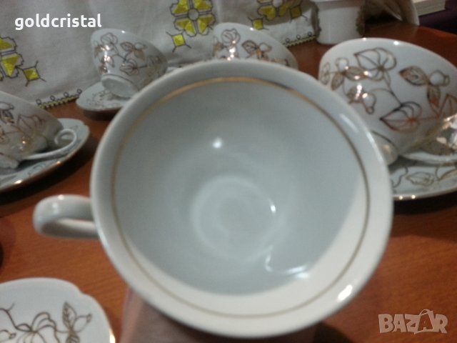 Стар български порцелан чаши за чай , снимка 6 - Антикварни и старинни предмети - 44343927
