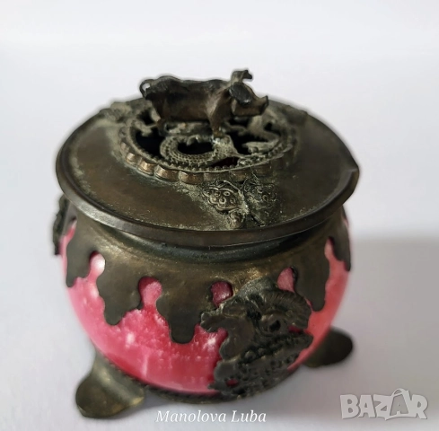 Китайска кадилница, известна още като xianglu (香爐)., снимка 4 - Антикварни и старинни предмети - 52024033