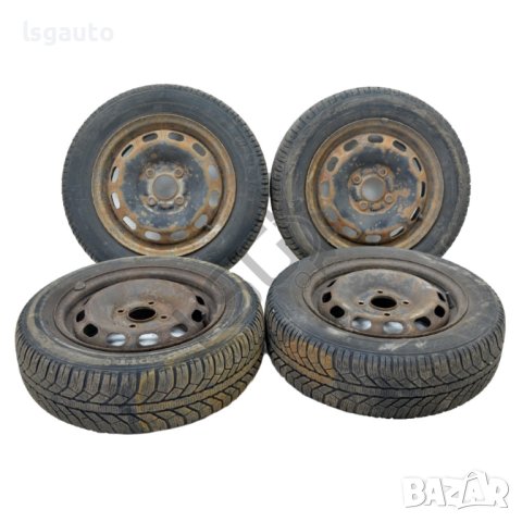 Стоманени джанти 4x108 с гуми R14 Mazda 2 I (DY) 2003-2007 ID:104573