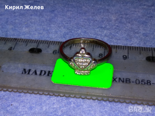 АРИСТОКРАТИЧЕН СКЪПОЦЕНЕН СРЕБЪРЕН ПРЪСТЕН на ПАНДОРА ЛАКИРАНО СРЕБРО S925 с ИСКРЯЩИ ЦИРКОНИ 43238, снимка 11 - Пръстени - 44692337